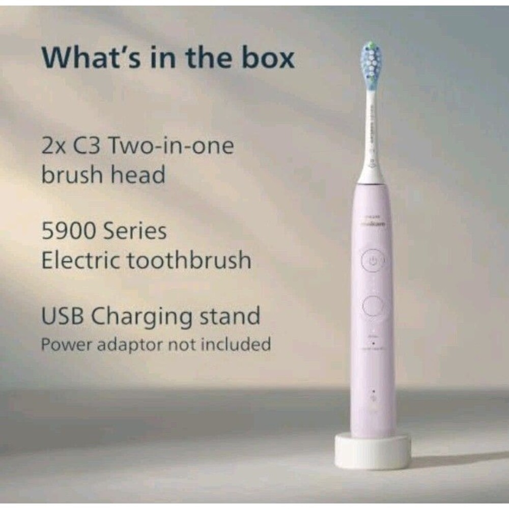 Philips Electric Toothbrush Sonicare 5900 Series HX7132/02 Pink Oral Health NEW